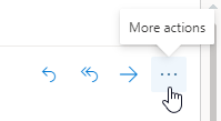 Outlook 中的更多操作按钮