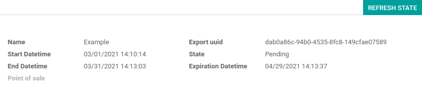 Odoo 上的 DSFinV-K 导出待处理